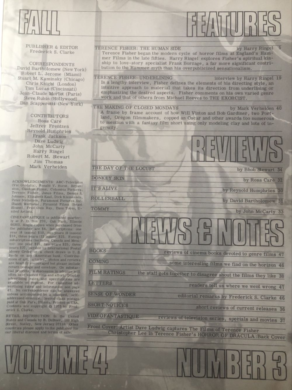 Cinefantastique 4-3  magazine collectible - Main Image 2