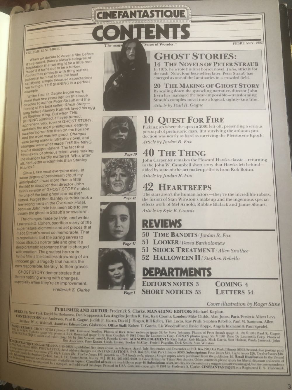 Cinefantastique 12-1  (February) magazine collectible - Main Image 2