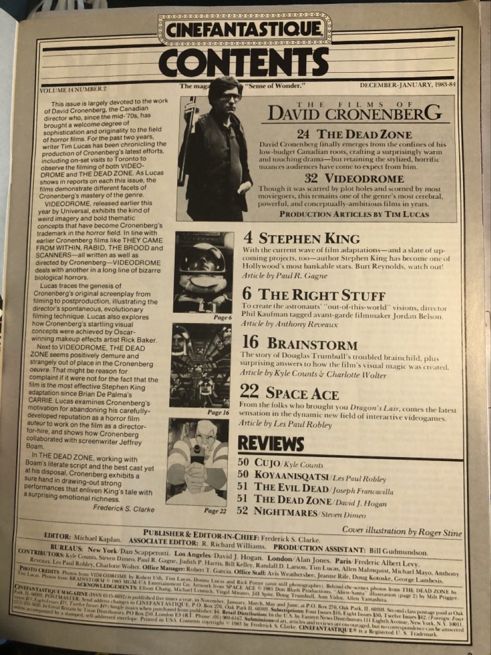 Cinefantastique 14-2  (December) magazine collectible - Main Image 2