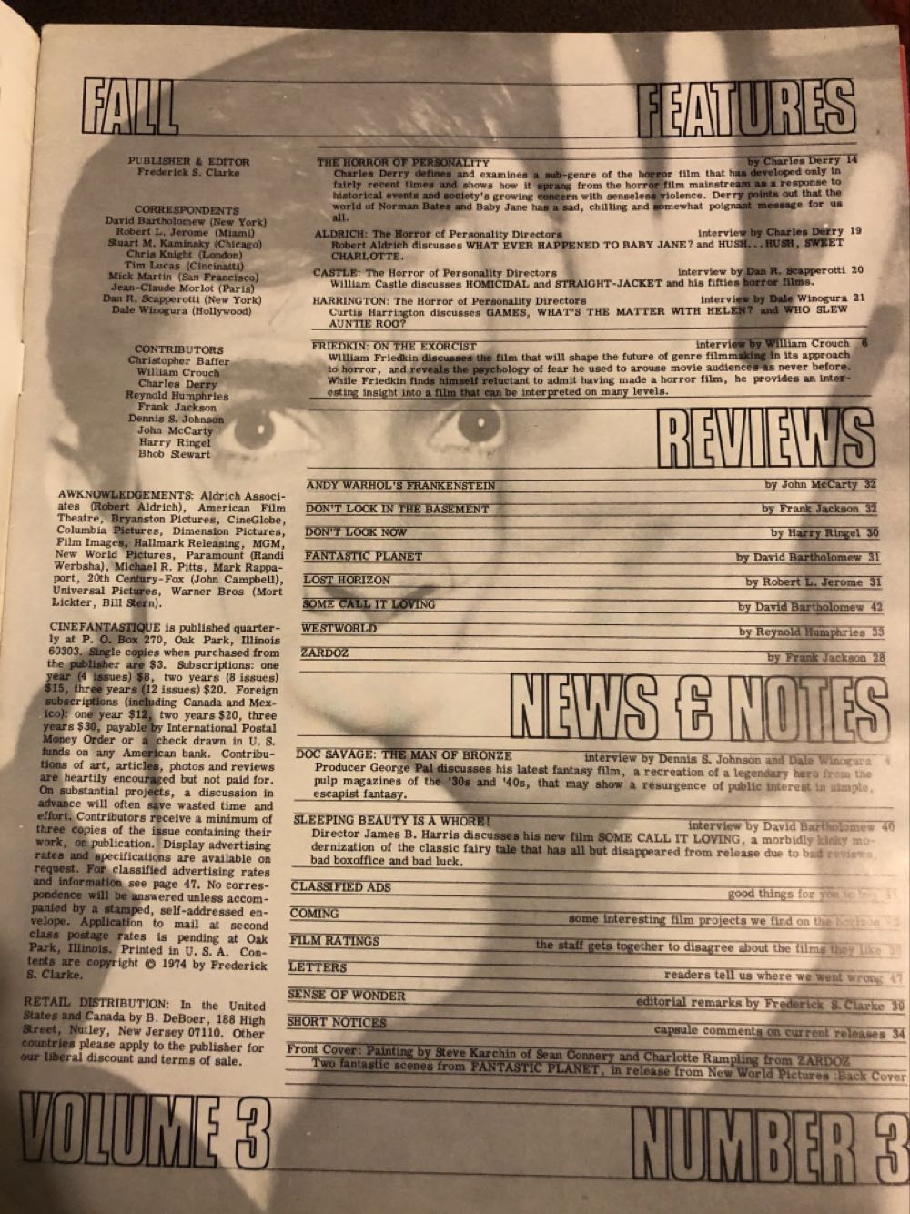 Cinefantastique 3-3  (September) magazine collectible - Main Image 2