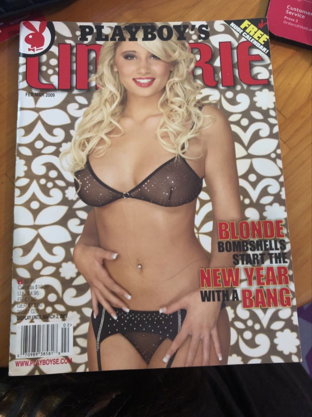 Playboy’s Lingerie # 125 Feb March Magazine Lingerie Feb ...  magazine collectible [Barcode 07098938581802] - Main Image 1