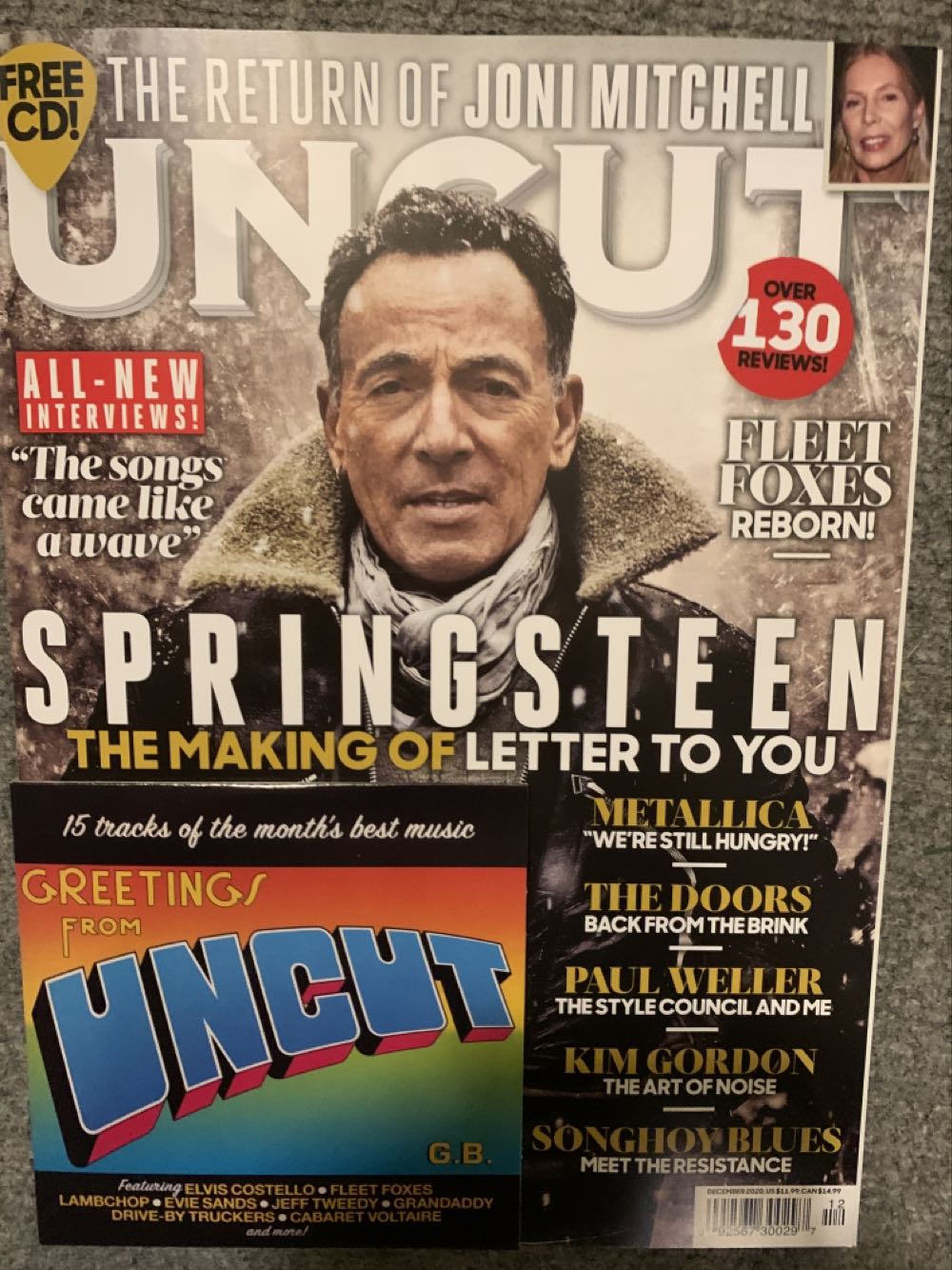 Uncut  (December) magazine collectible [Barcode 09256730029712] - Main Image 1