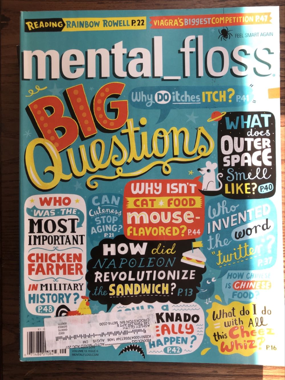 Mental Floss  (September) magazine collectible - Main Image 1