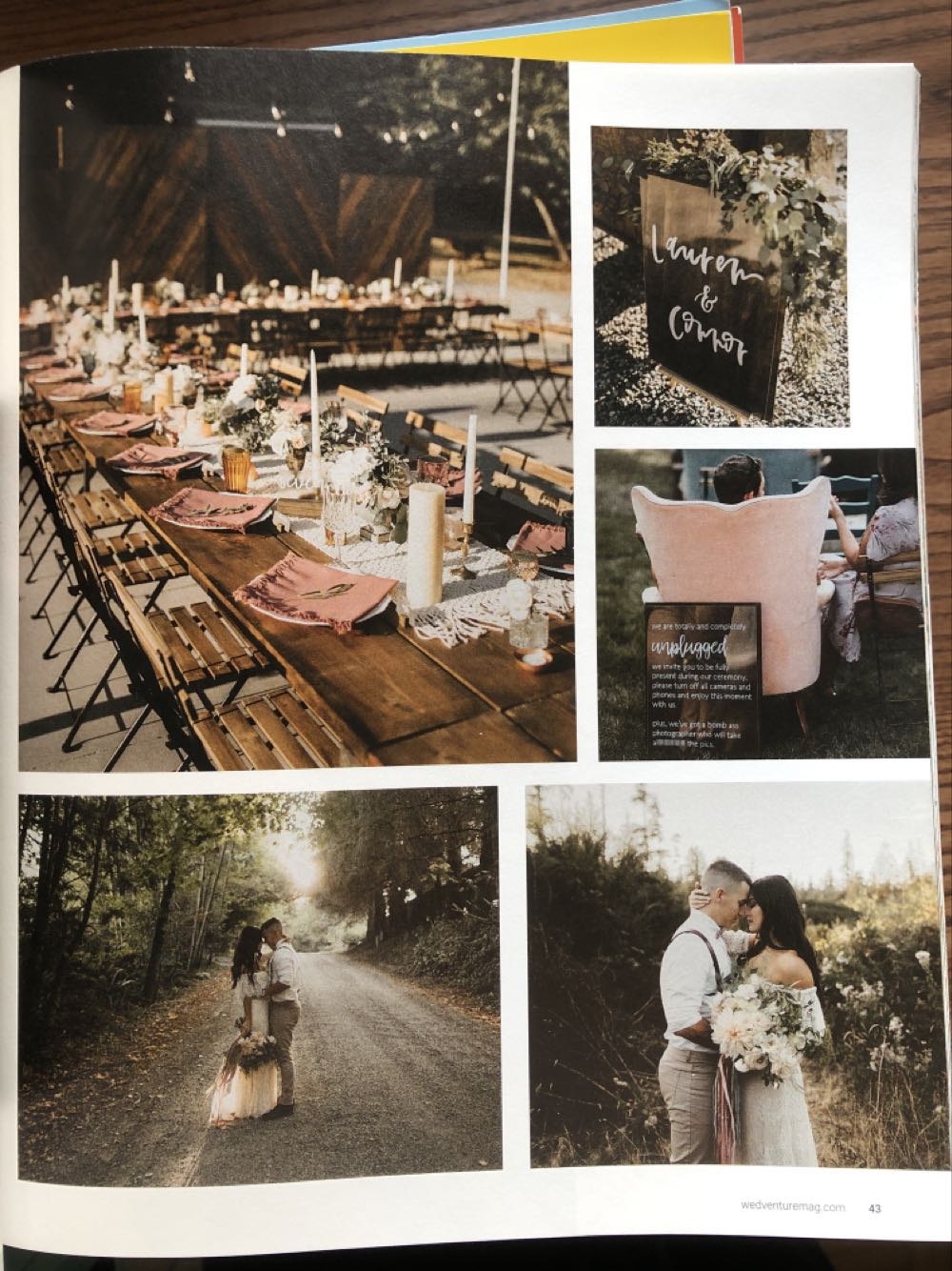 Wedventure  (January) magazine collectible [Barcode 07447029844124] - Main Image 2