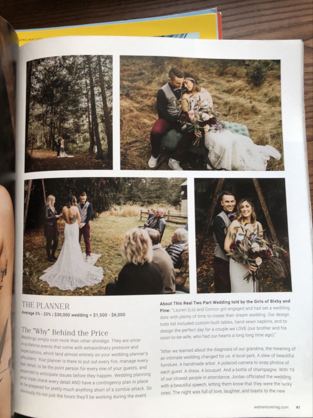 Wedventure  (January) magazine collectible [Barcode 07447029844124] - Main Image 4