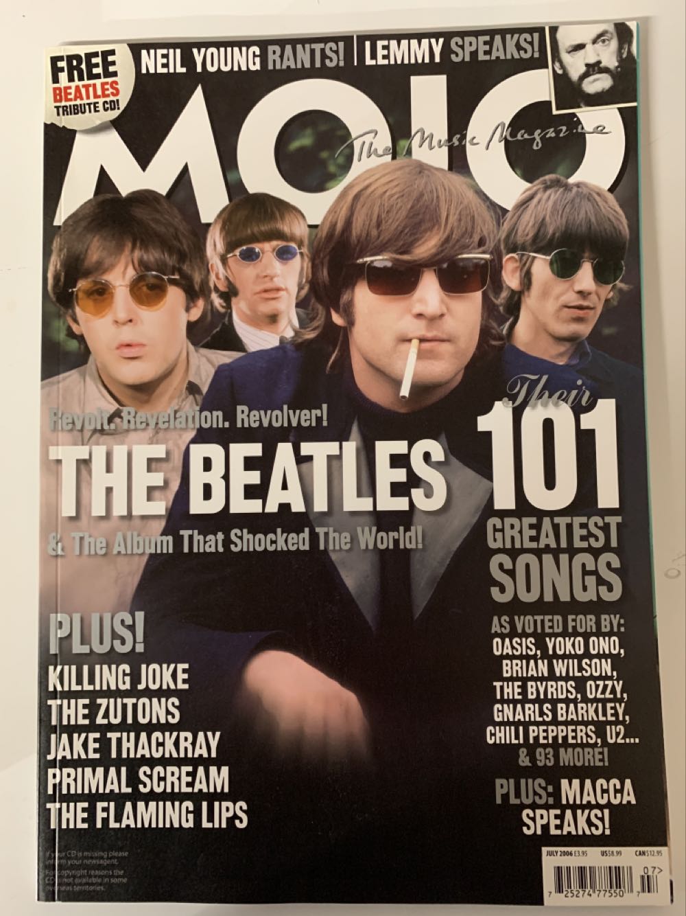 Mojo  (July) magazine collectible [Barcode 72527477550707] - Main Image 1