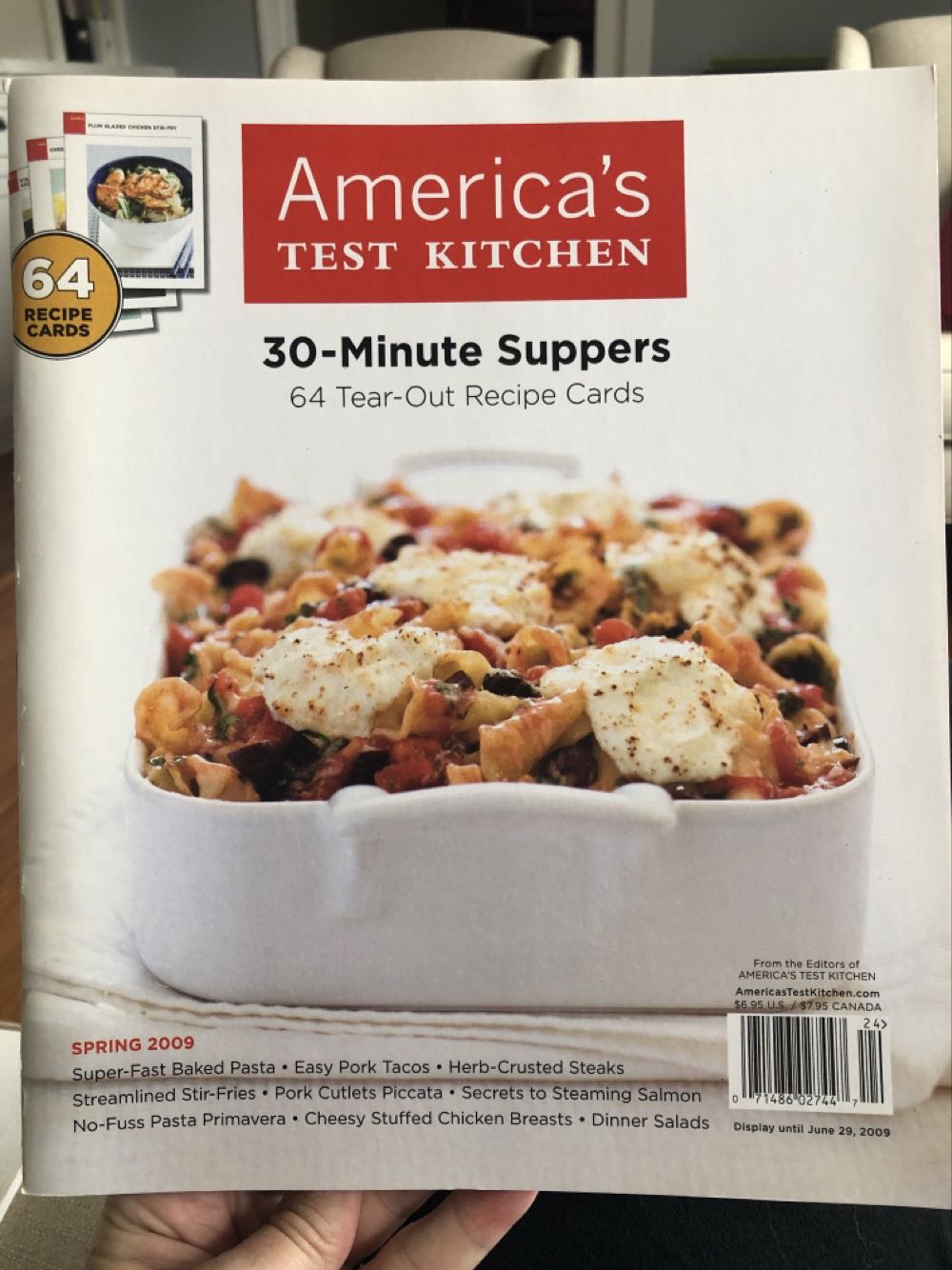 America’s Test Kitchen 30-Minute Suppers  magazine collectible [Barcode 07148602744724] - Main Image 1
