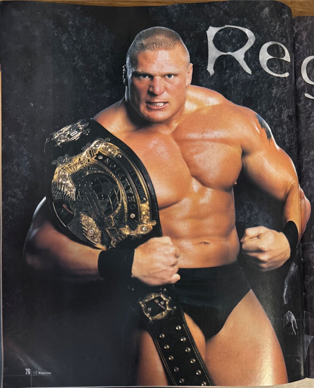 WWE Magazine  (December) magazine collectible [Barcode 07189647481744] - Main Image 3