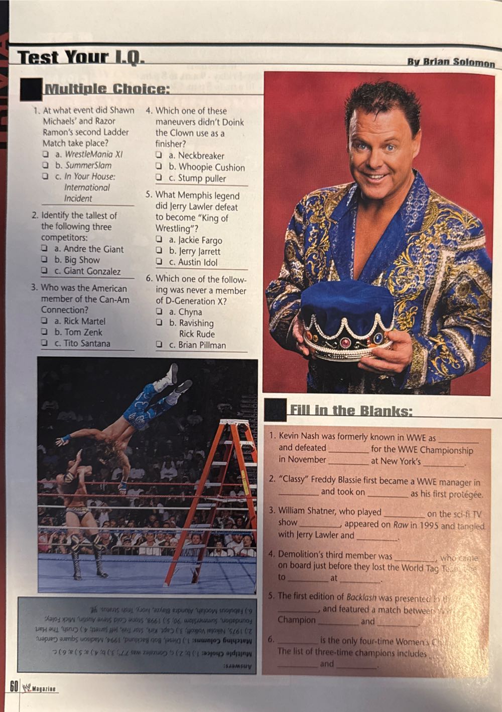 WWE Magazine  (May) magazine collectible [Barcode 07189647481716] - Main Image 4