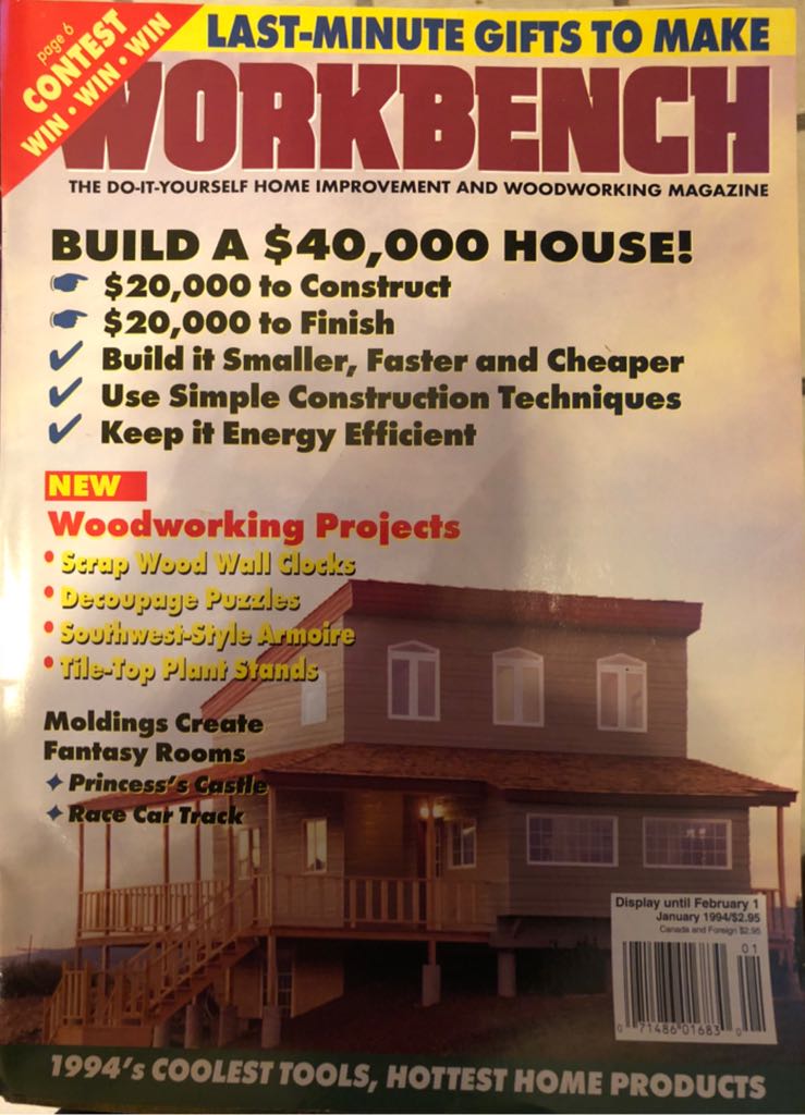 Workbench  (January) magazine collectible - Main Image 1