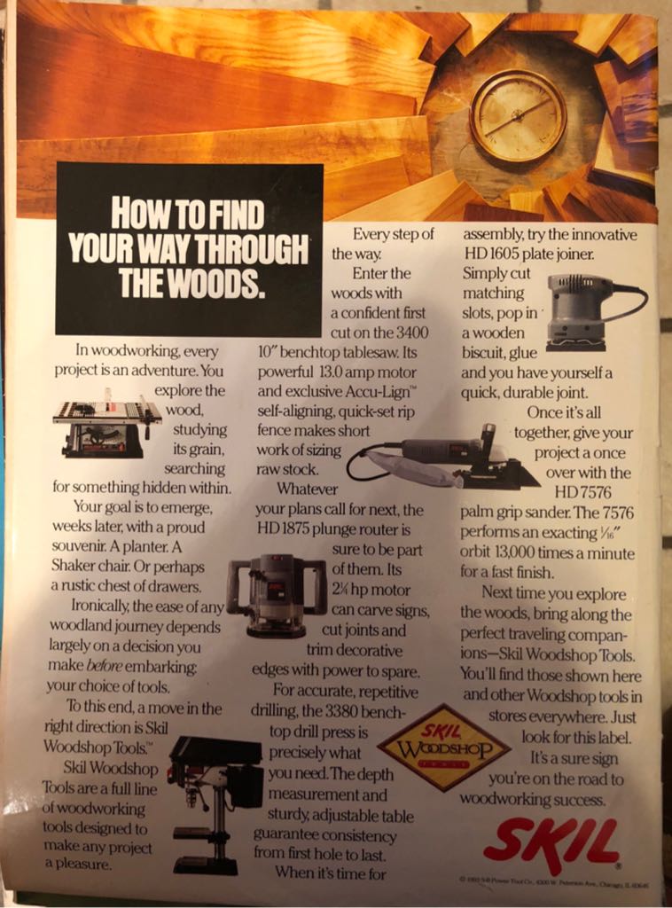 Workbench  (November) magazine collectible - Main Image 2