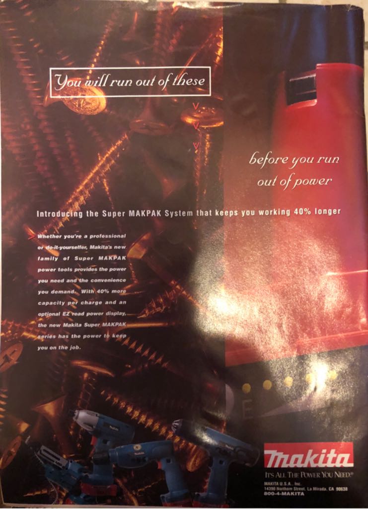 Workbench  (November) magazine collectible - Main Image 2