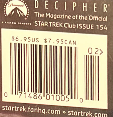 Star Trek Communicator #154  (February) magazine collectible [Barcode 07148601005002] - Main Image 3