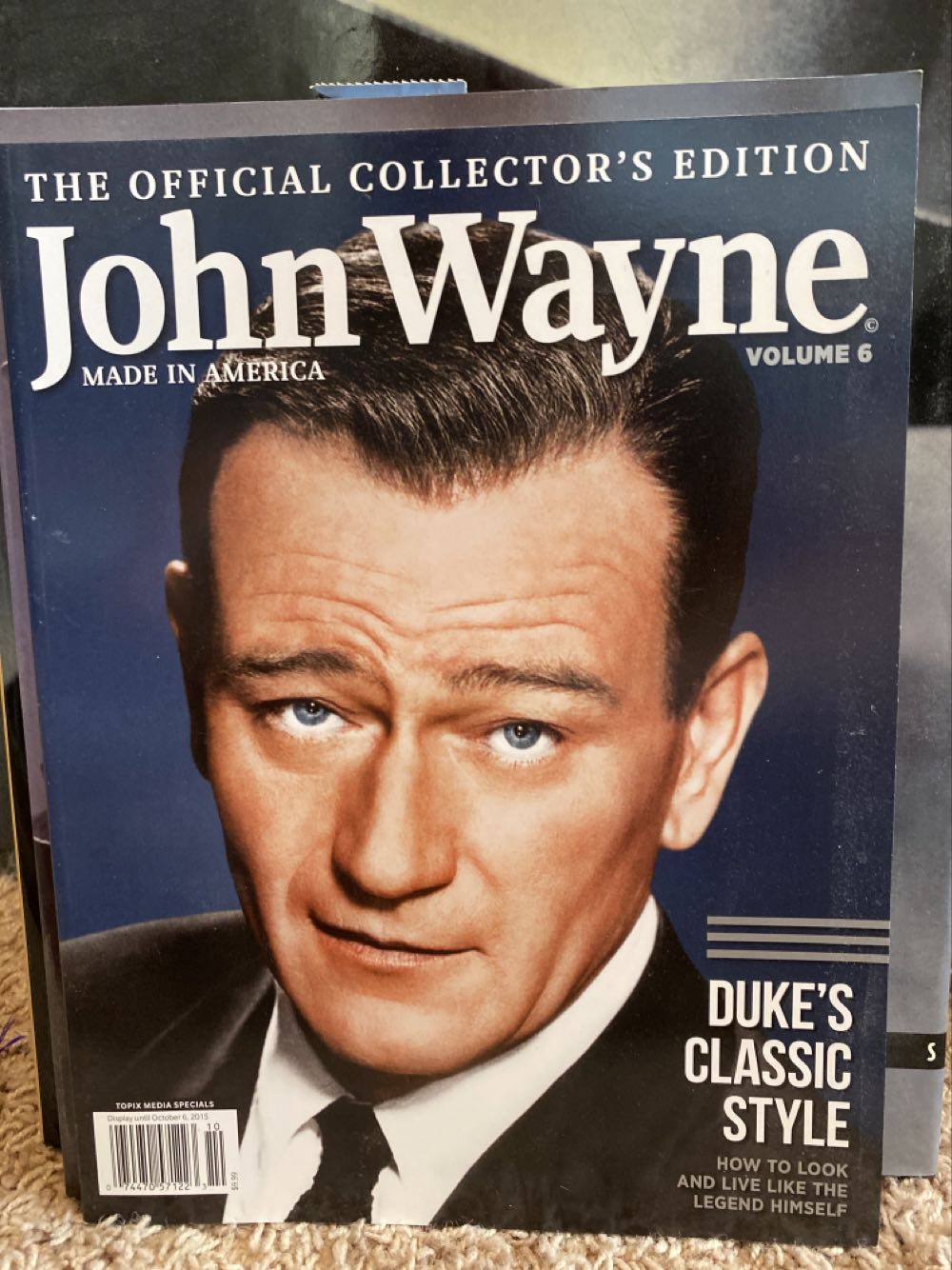 John Wayne: Made in America  (October) magazine collectible [Barcode 07447057122310] - Main Image 1