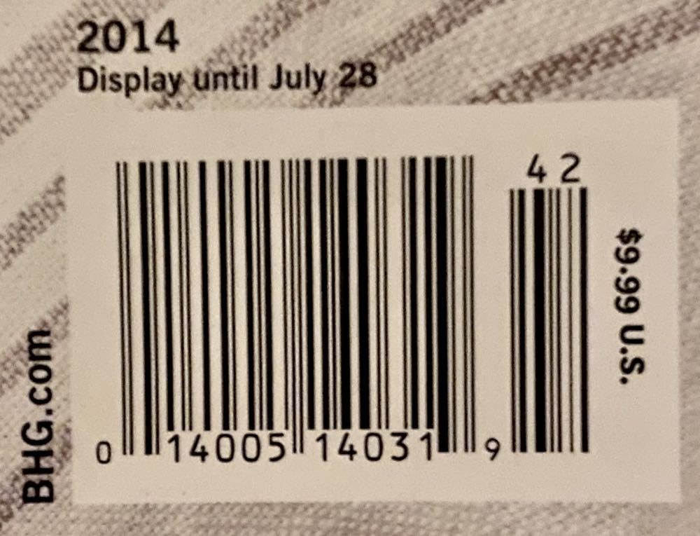 Skinny One Dish  (July) magazine collectible [Barcode 01400514031942] - Main Image 2