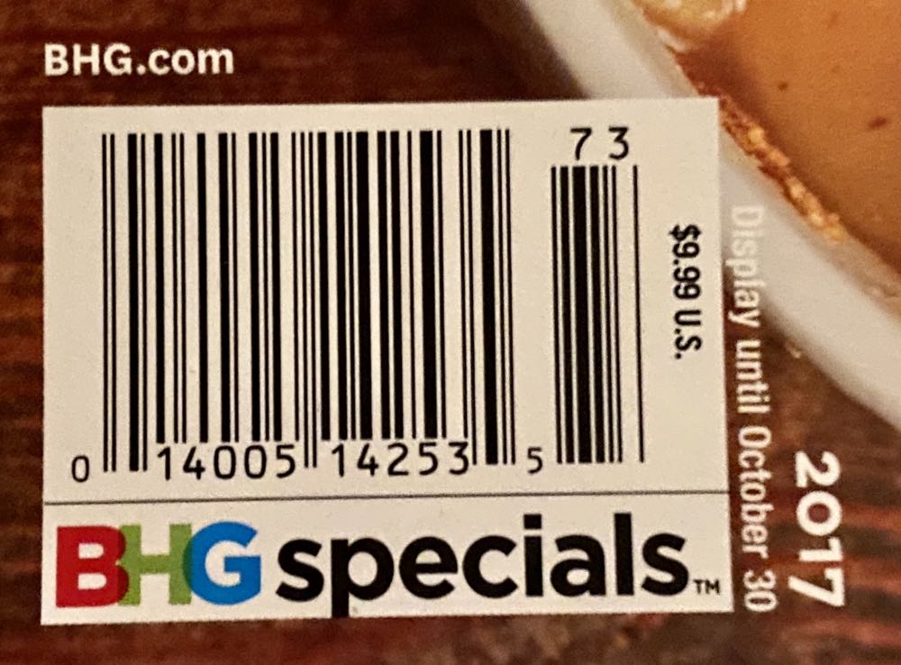 Fall Baking Sweet Goodness  (October) magazine collectible [Barcode 01400514253513] - Main Image 2