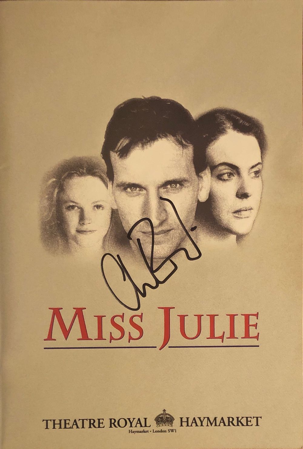 Miss Julie Theatre Royal Haymarket Playbill  (May) magazine collectible - Main Image 2
