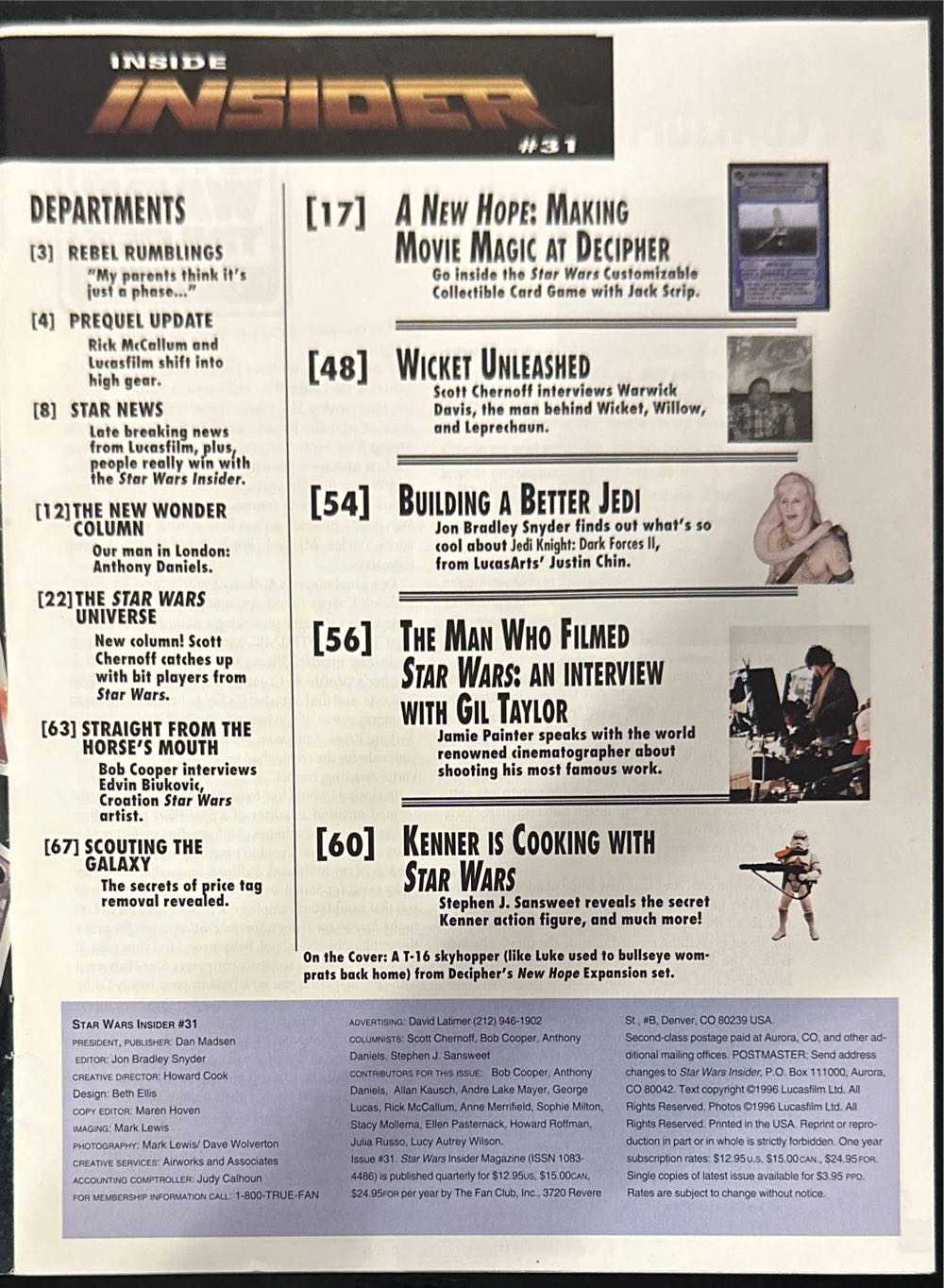 Star Wars Insider  (October) magazine collectible [Barcode 72527479609064] - Main Image 3