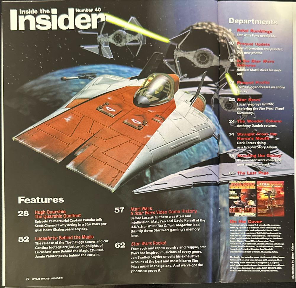 Star Wars Insider  (November) magazine collectible [Barcode 05669893692310] - Main Image 3