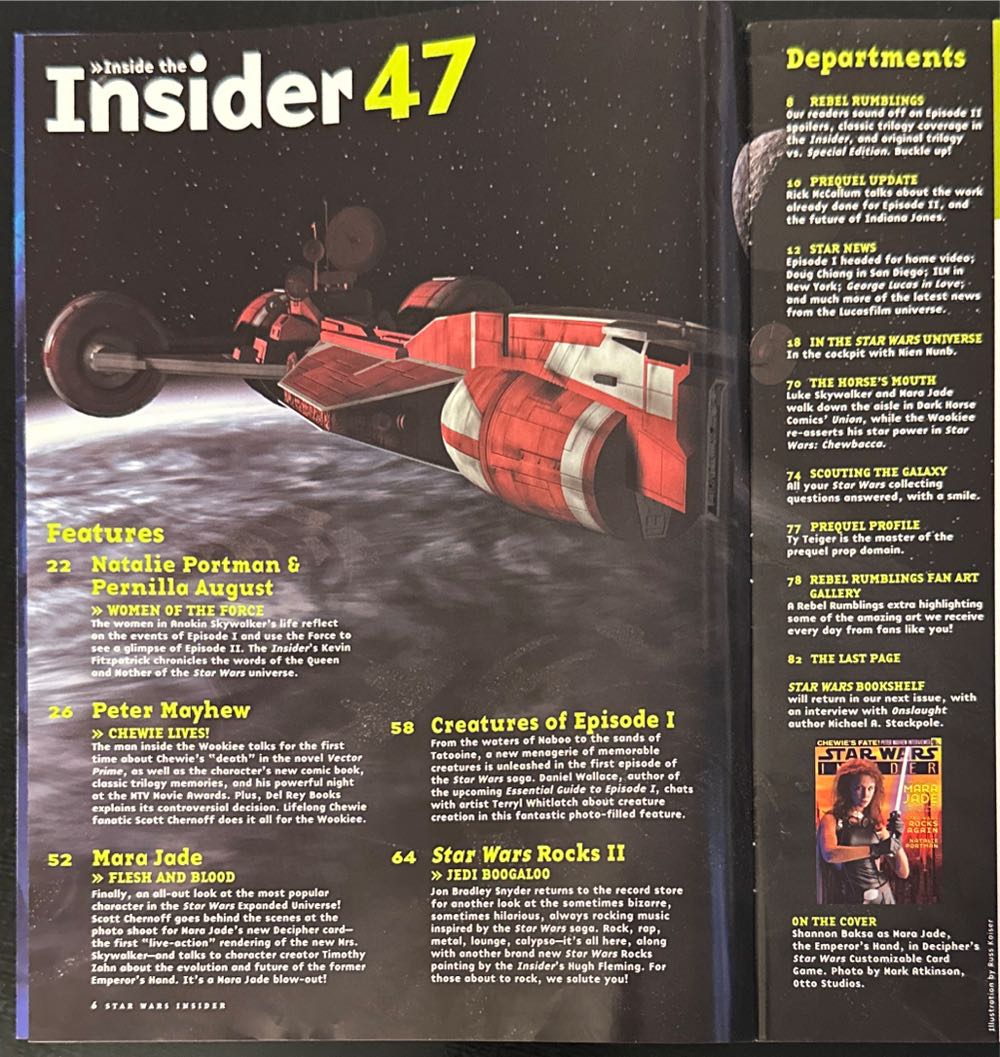 Star Wars Insider  (January) magazine collectible [Barcode 72527493692202] - Main Image 3