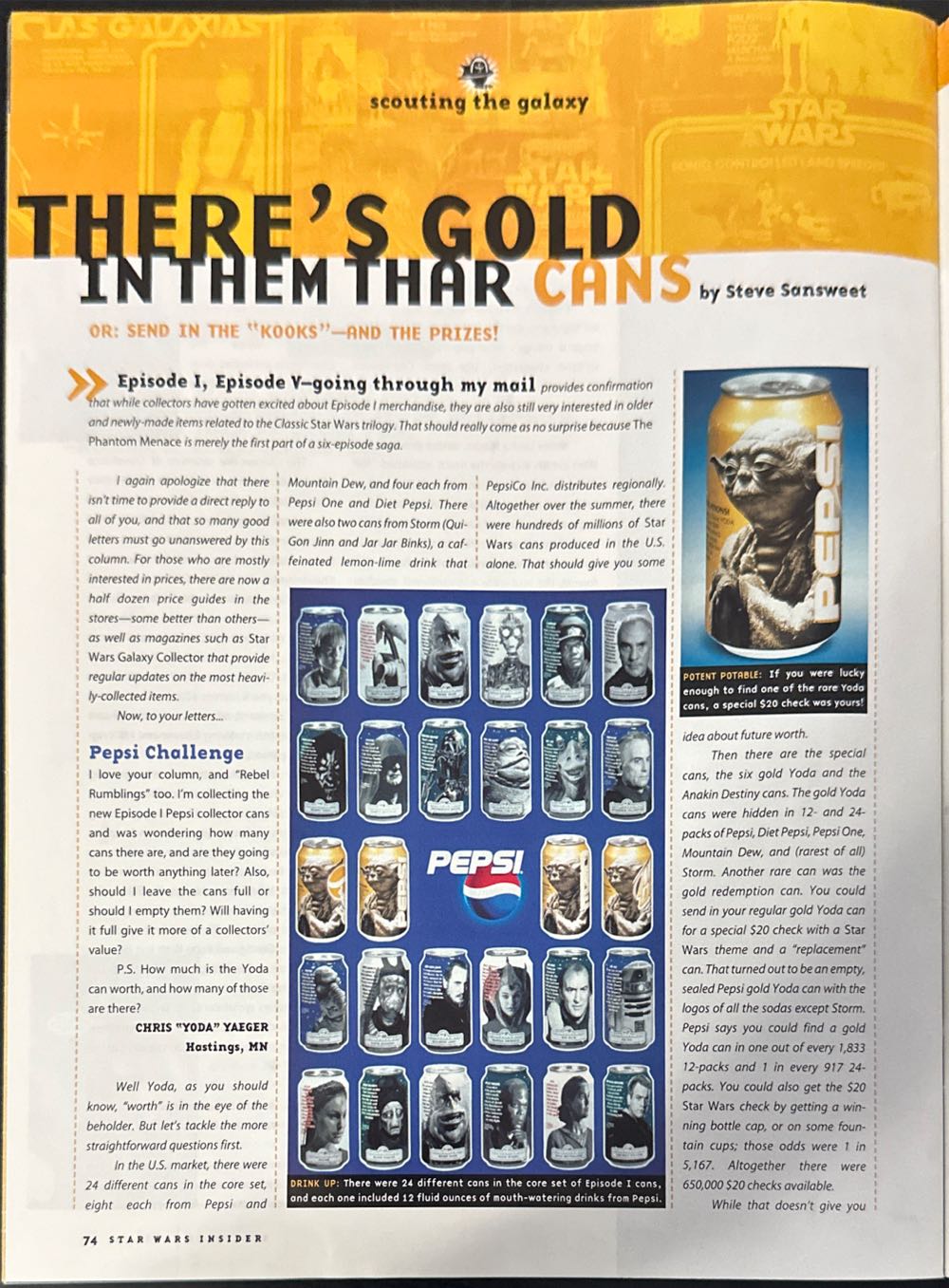 Star Wars Insider  (January) magazine collectible [Barcode 72527493692202] - Main Image 4