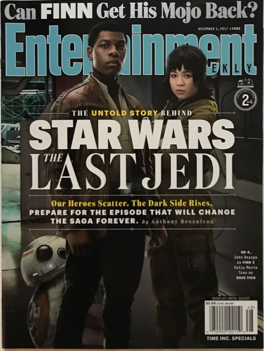 Entertainment Weekly #1492  (December) magazine collectible [Barcode 07099210215048] - Main Image 2
