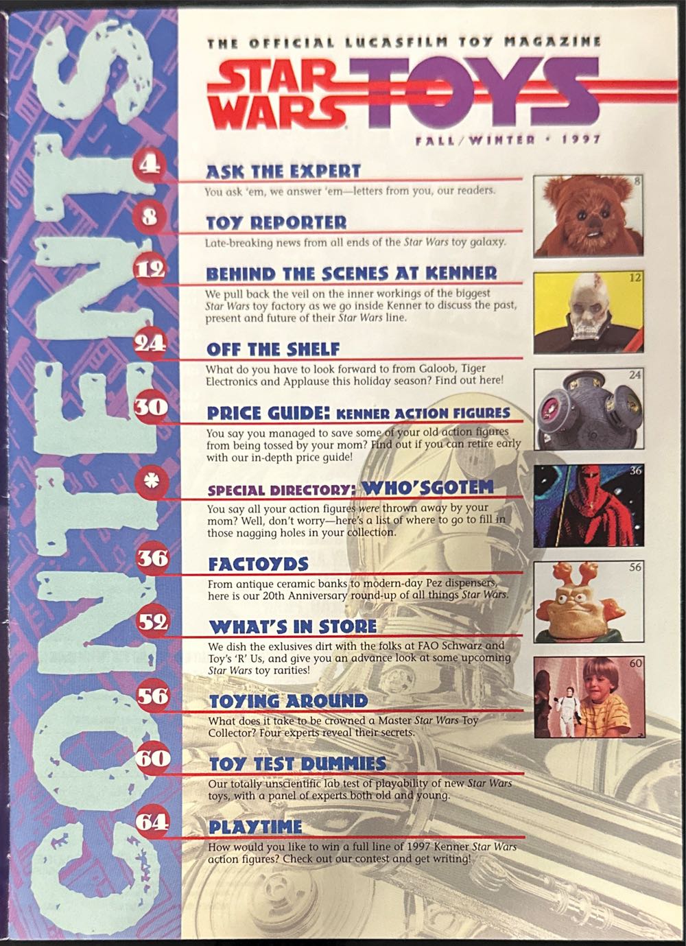 The Official Guide To Star Wars Toys #1  (September) magazine collectible [Barcode 00912847424304] - Main Image 3