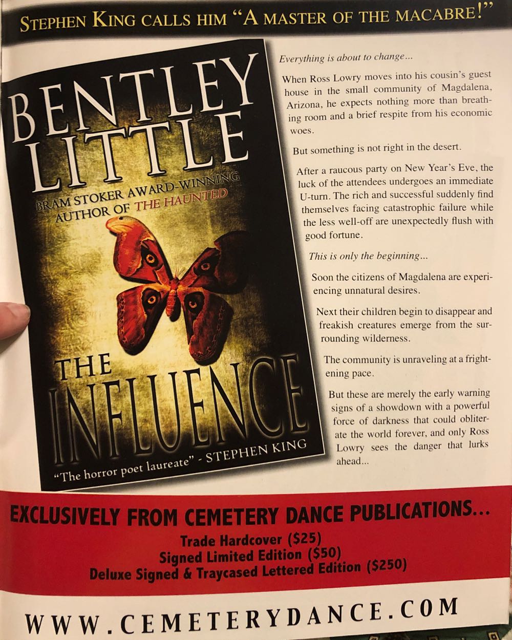 Cemetery Dance Magazine- The Magazine Of Horror And Suspense  magazine collectible [Barcode 07447078335071] - Main Image 4