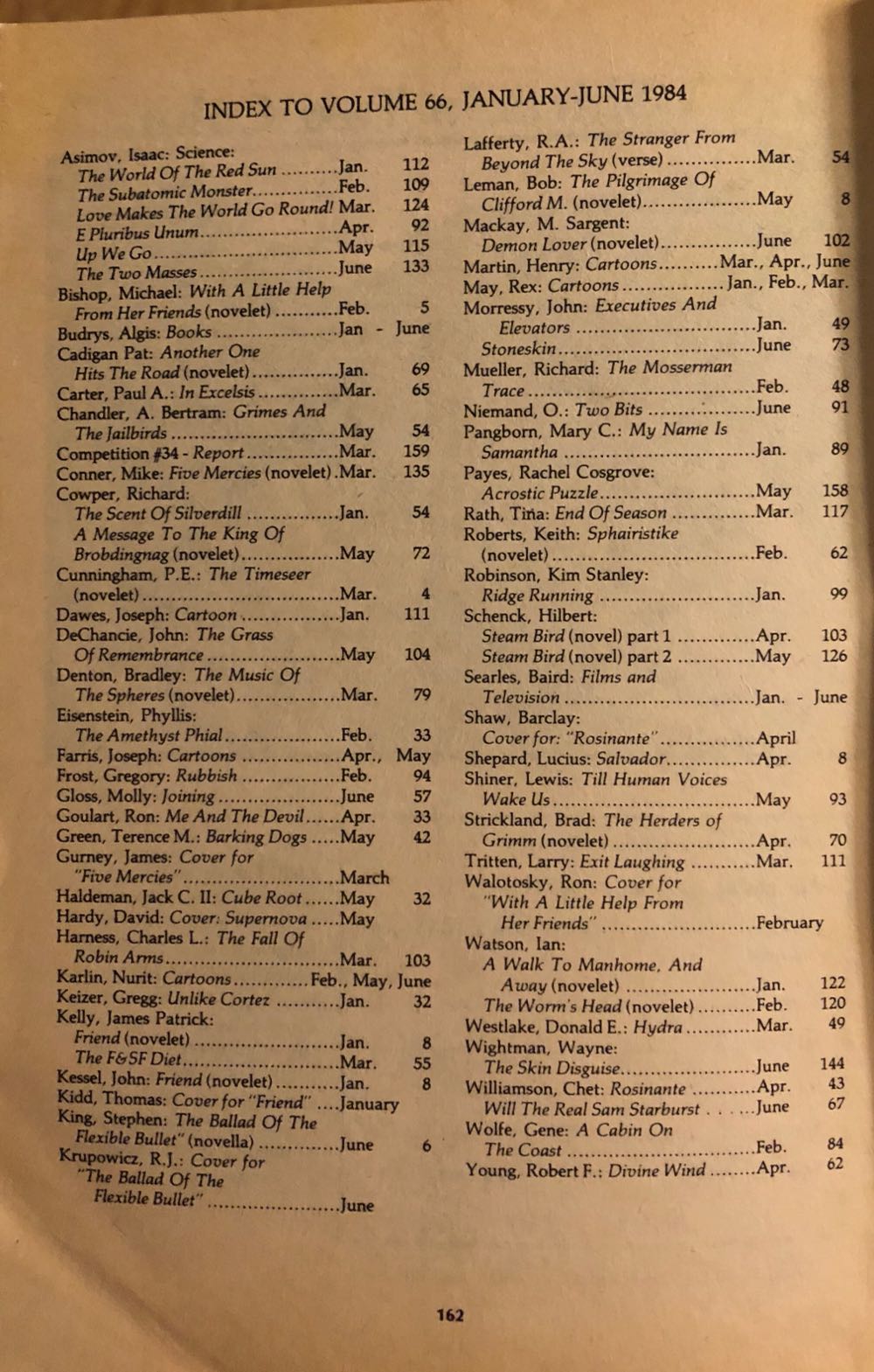 The Magazine Of Fantasy & Science Fiction  (June) magazine collectible [Barcode 07165800005606] - Main Image 4