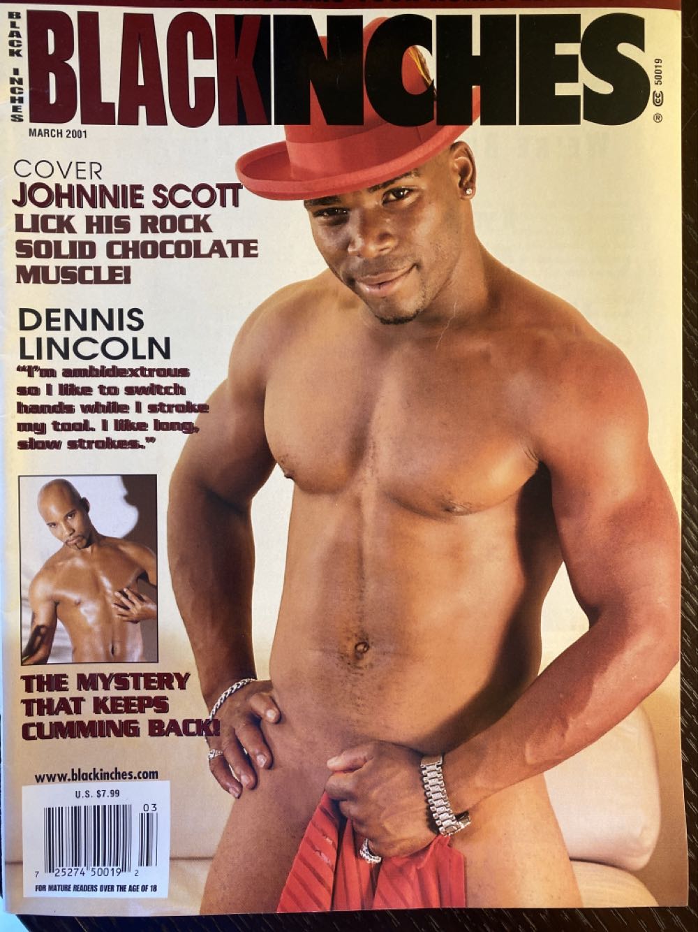 Black Inches  (March) magazine collectible [Barcode 72527450019203] - Main Image 1