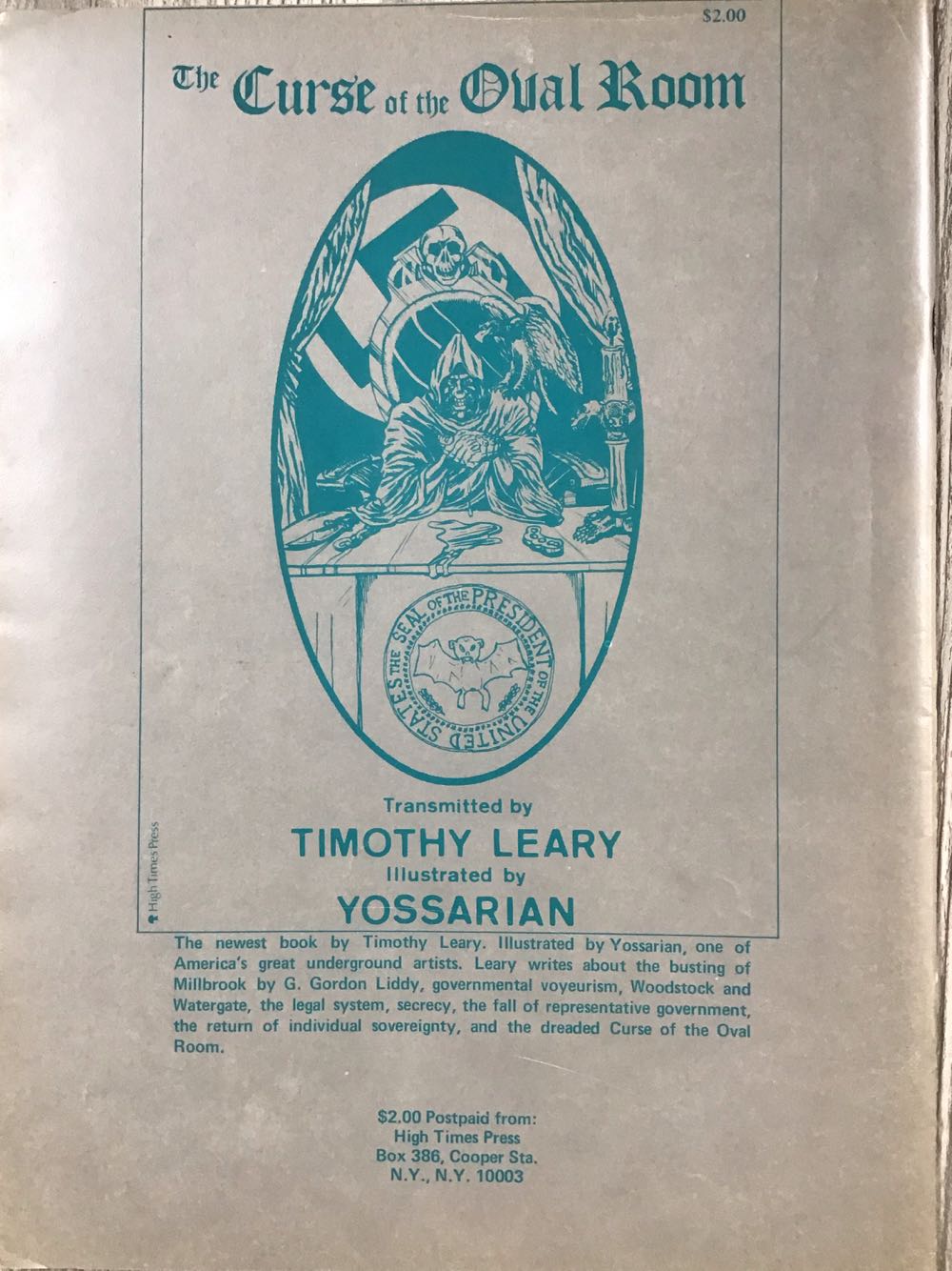 High Times Premiere Issue Summer Print 3  (June) magazine collectible - Main Image 2