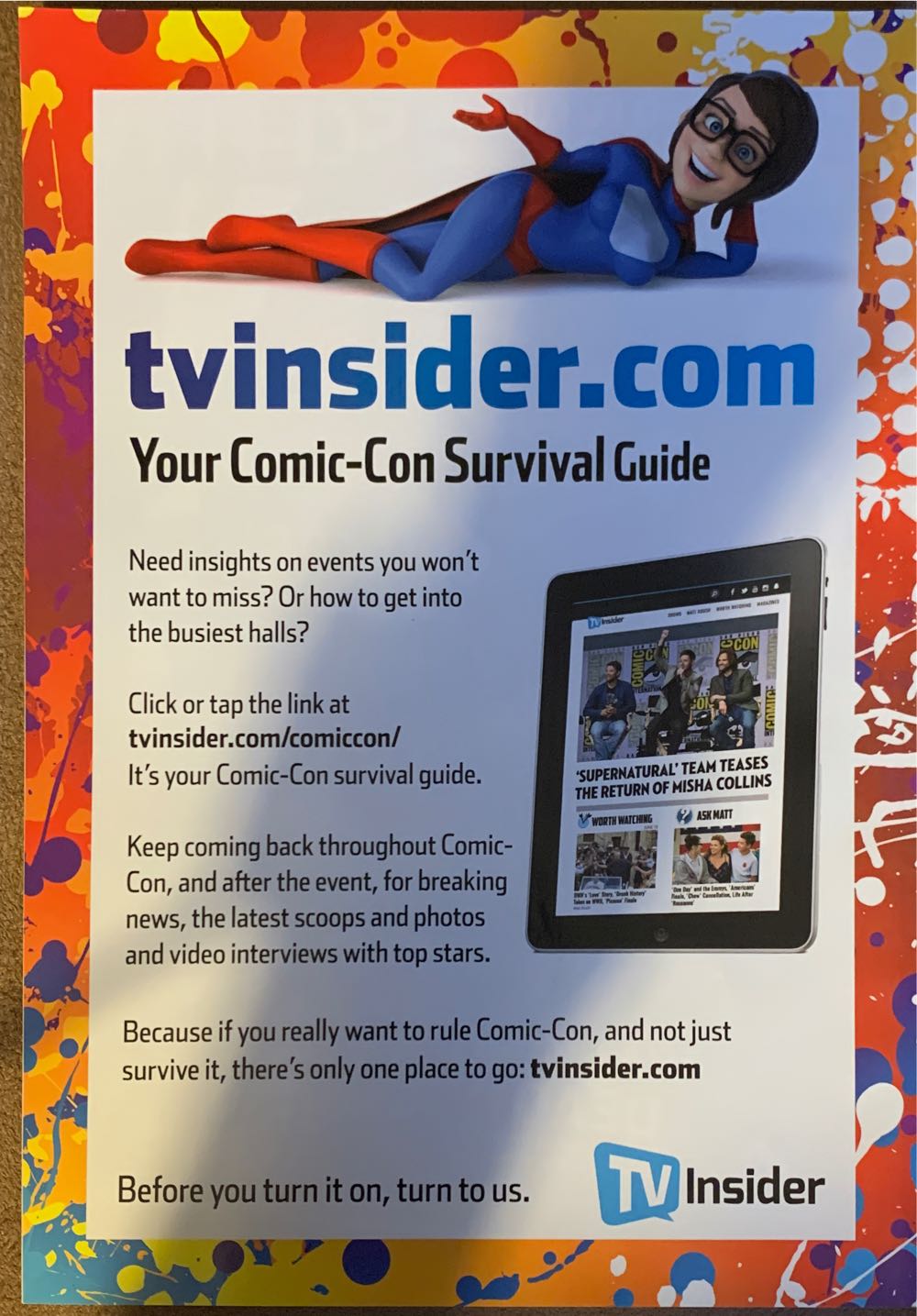 TV Guide-Comic-Con  magazine collectible [Barcode 07336118221083] - Main Image 2