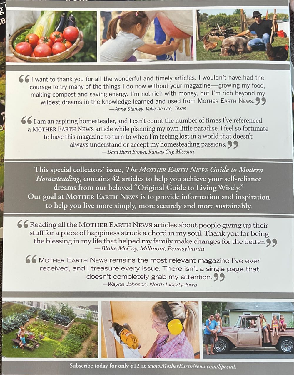 Mother Earth News - Modern Homesteading  (July) magazine collectible - Main Image 2