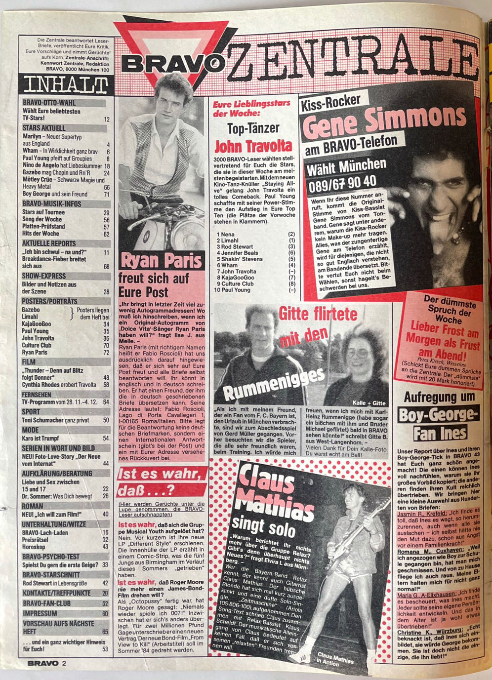 Bravo  (November) magazine collectible - Main Image 2