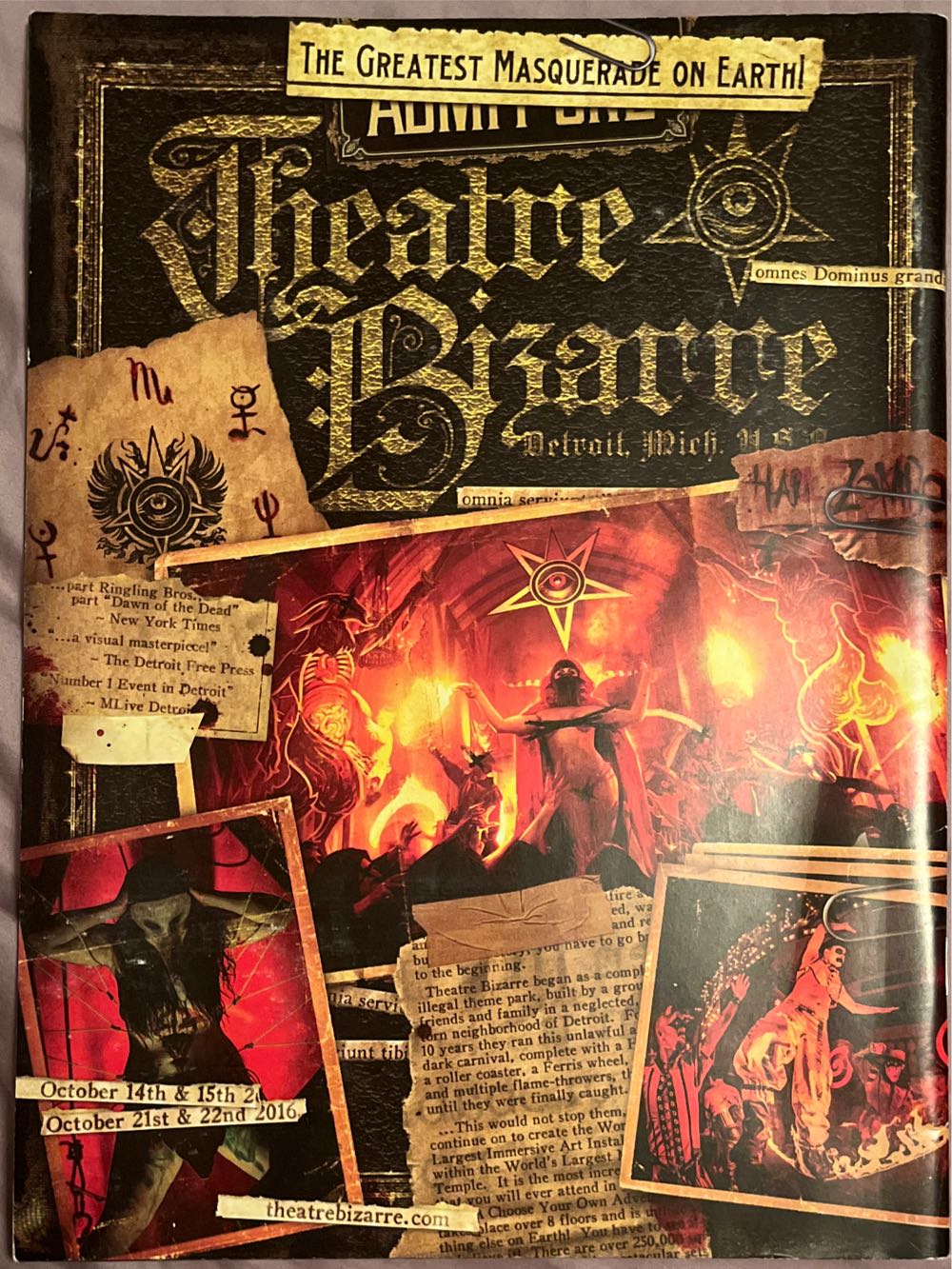 Rue Morgue  (August) magazine collectible [Barcode 074470023722] - Main Image 2