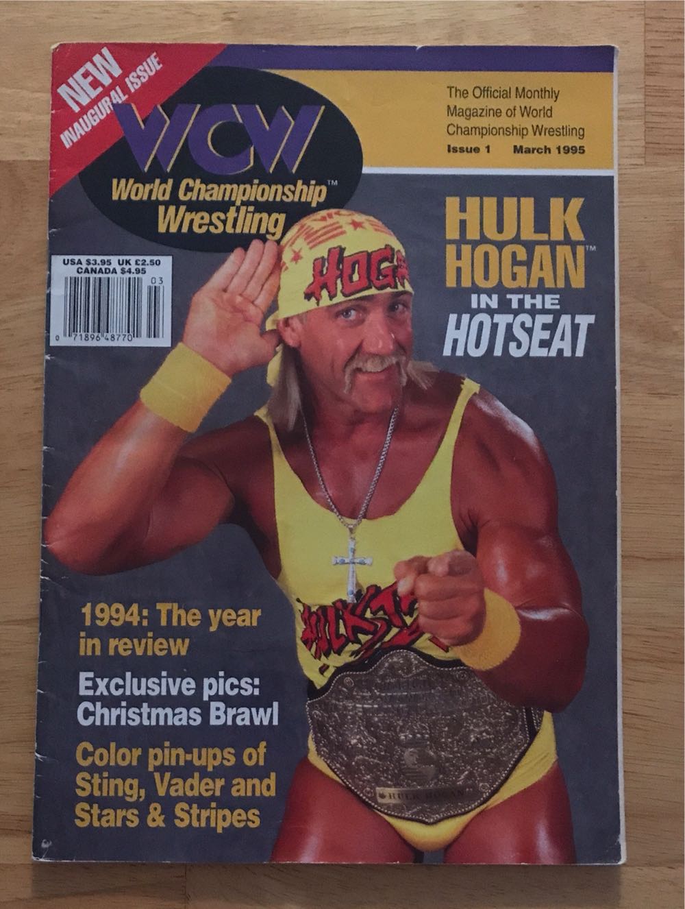 WCW Magazine  (March) magazine collectible [Barcode 07189648770103] - Main Image 1