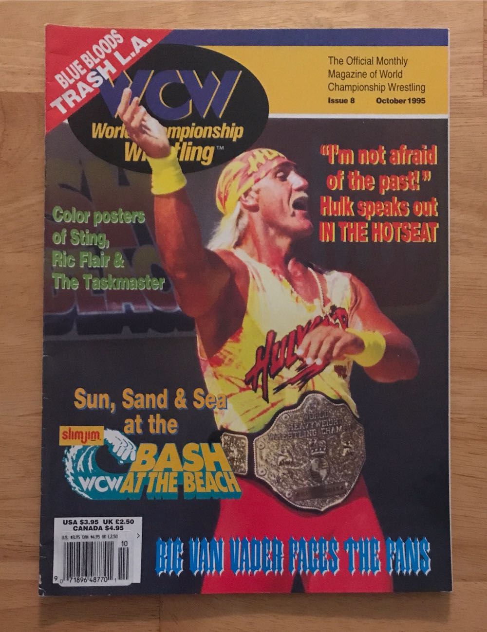 WCW Magazine  (October) magazine collectible [Barcode 07189642110110] - Main Image 1