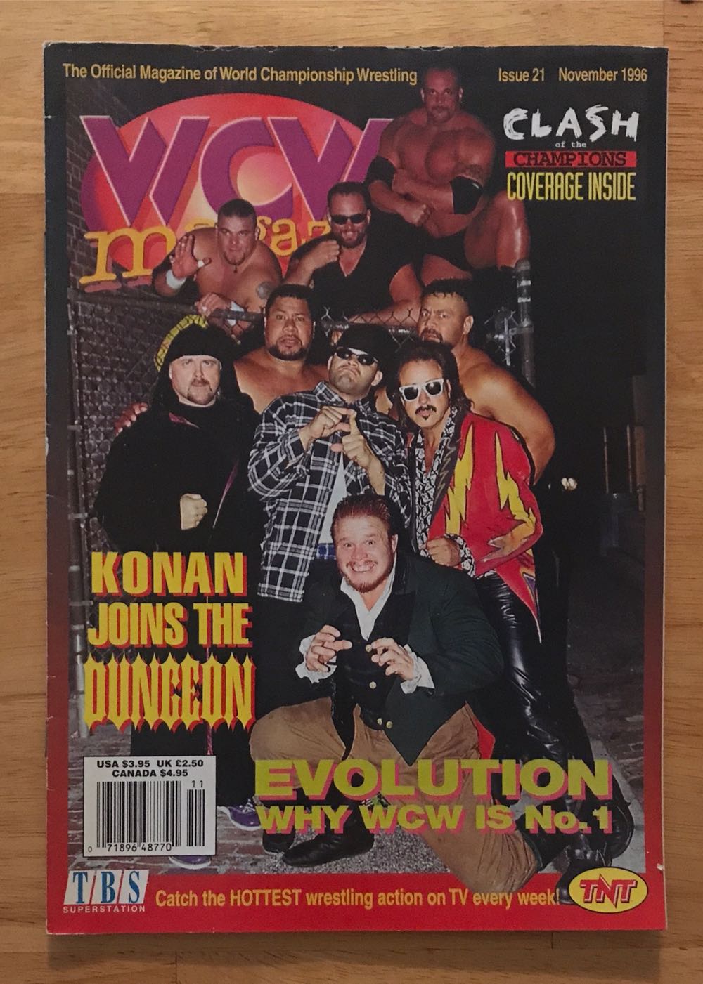 WCW Magazine  (November) magazine collectible [Barcode 07189648770111] - Main Image 1