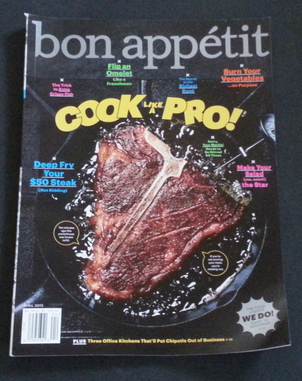 bon appétit  (April) magazine collectible [Barcode 07549000003804] - Main Image 2
