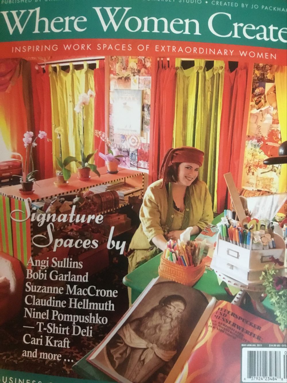 Where Women Create Sewing  (May) magazine collectible [Barcode 637924234848] - Main Image 2