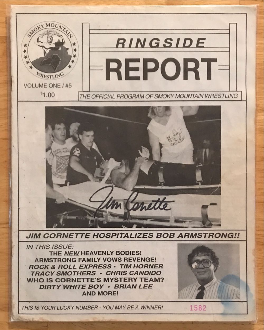 Smoky Mountain Wrestling Ringside Report  (October) magazine collectible - Main Image 2