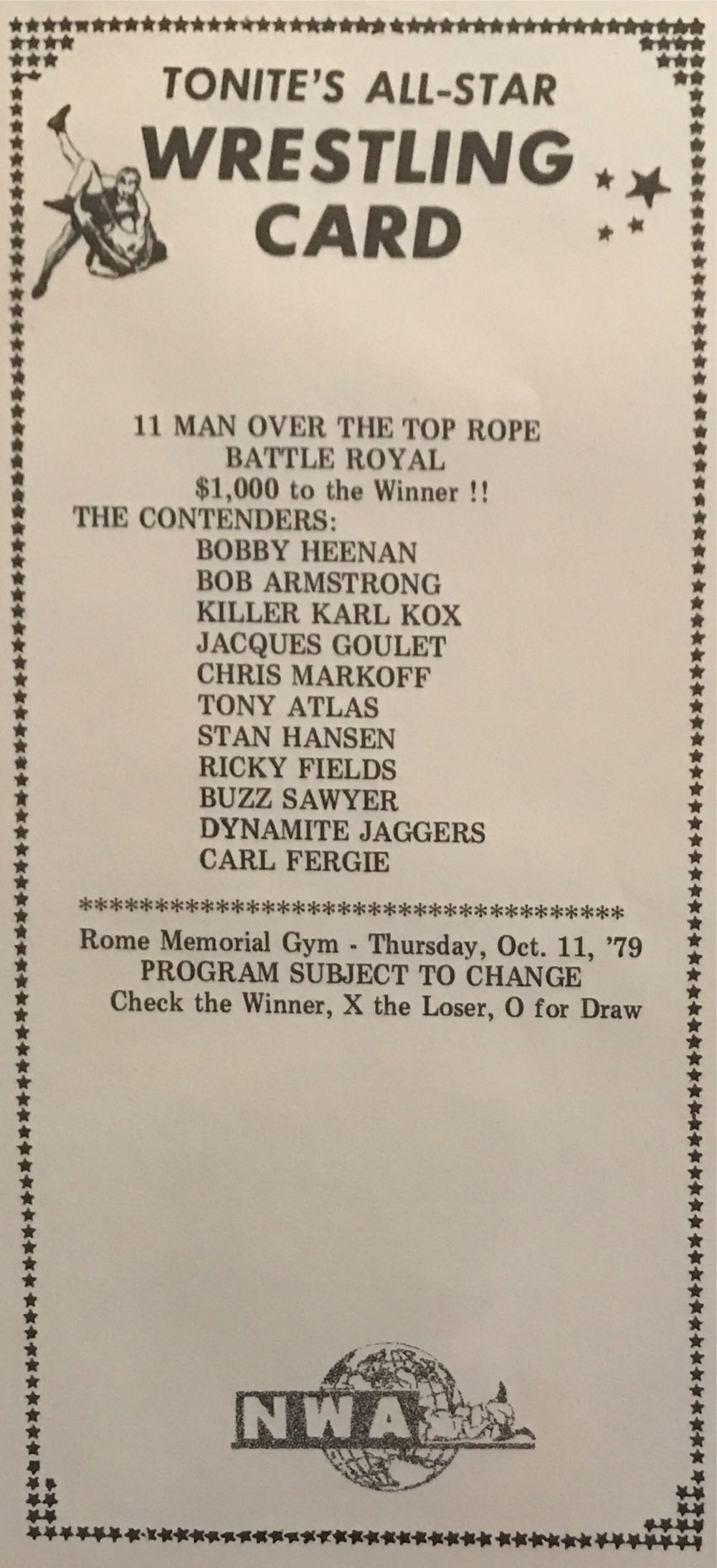 NWA Georgia - The Ringsider Vol. 79, No. 15 10/05/1978  (October) magazine collectible - Main Image 2