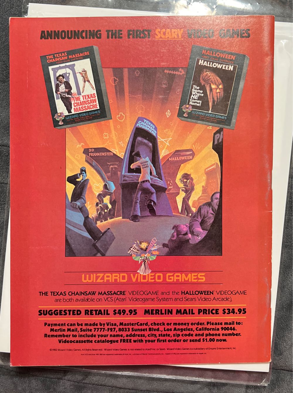Fangoria #25 Videodrome - Wizard Video Games  (February) magazine collectible [Barcode 07189649129625] - Main Image 2