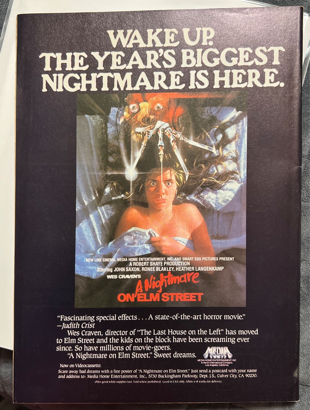 Fangoria #46 NOES  (August) magazine collectible [Barcode 07189649129646] - Main Image 2