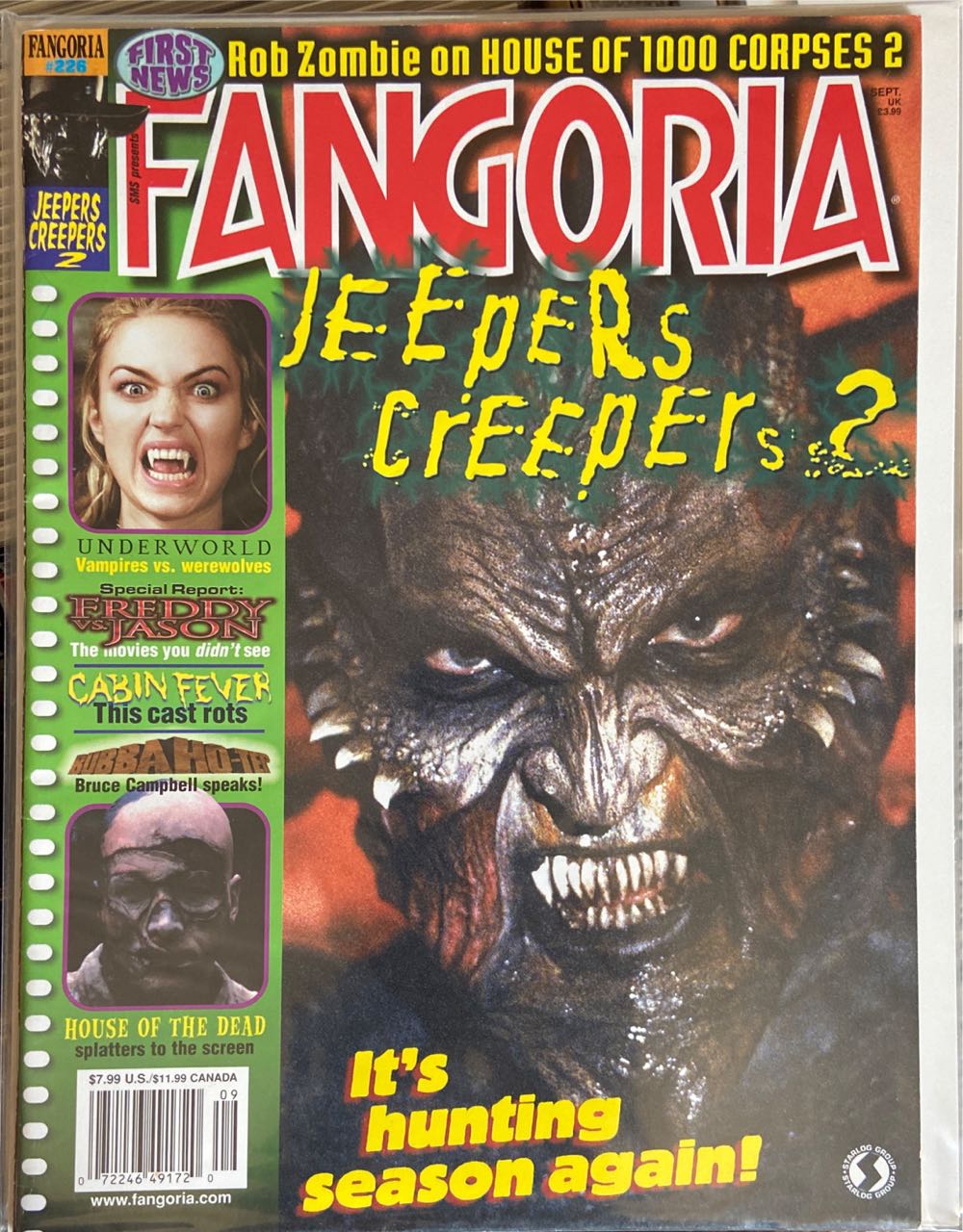 Fangoria #226  magazine collectible - Main Image 1