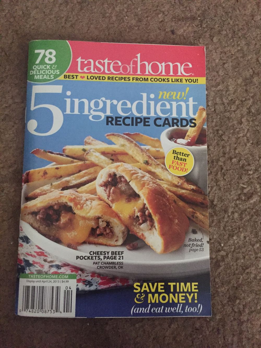5 Ingredients  (April) magazine collectible [Barcode 07482008753404] - Main Image 1