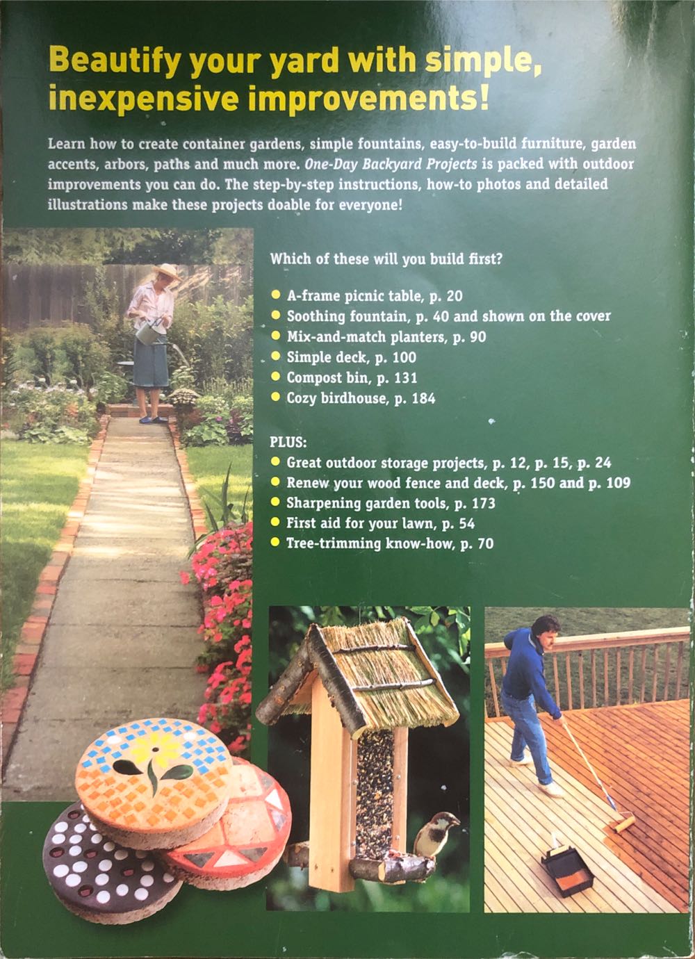 The Family Handyman - One-Day Backyard Projects  magazine collectible - Main Image 2