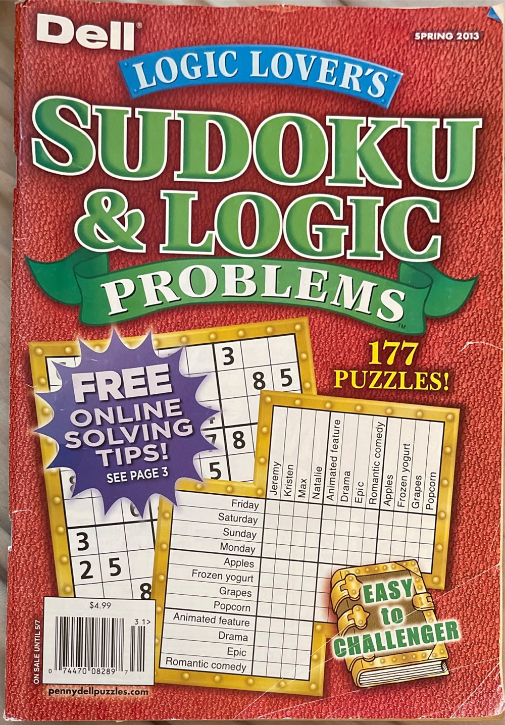Sudoku & Logic Problems  magazine collectible - Main Image 1