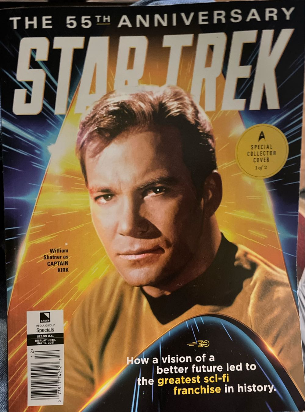 Star Trek 55th Anniversary  (May) magazine collectible [Barcode 07391774252312] - Main Image 2