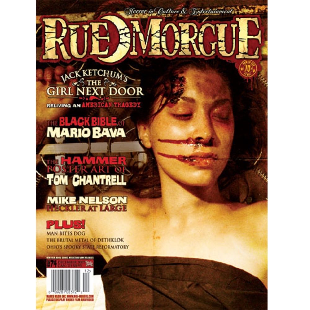 Rue Morgue  (December) magazine collectible [Barcode 00928102372212] - Main Image 1